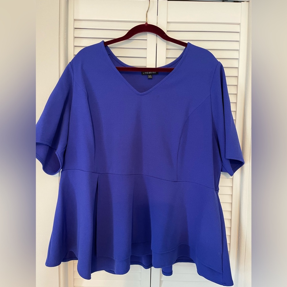 Lane Bryant blue top